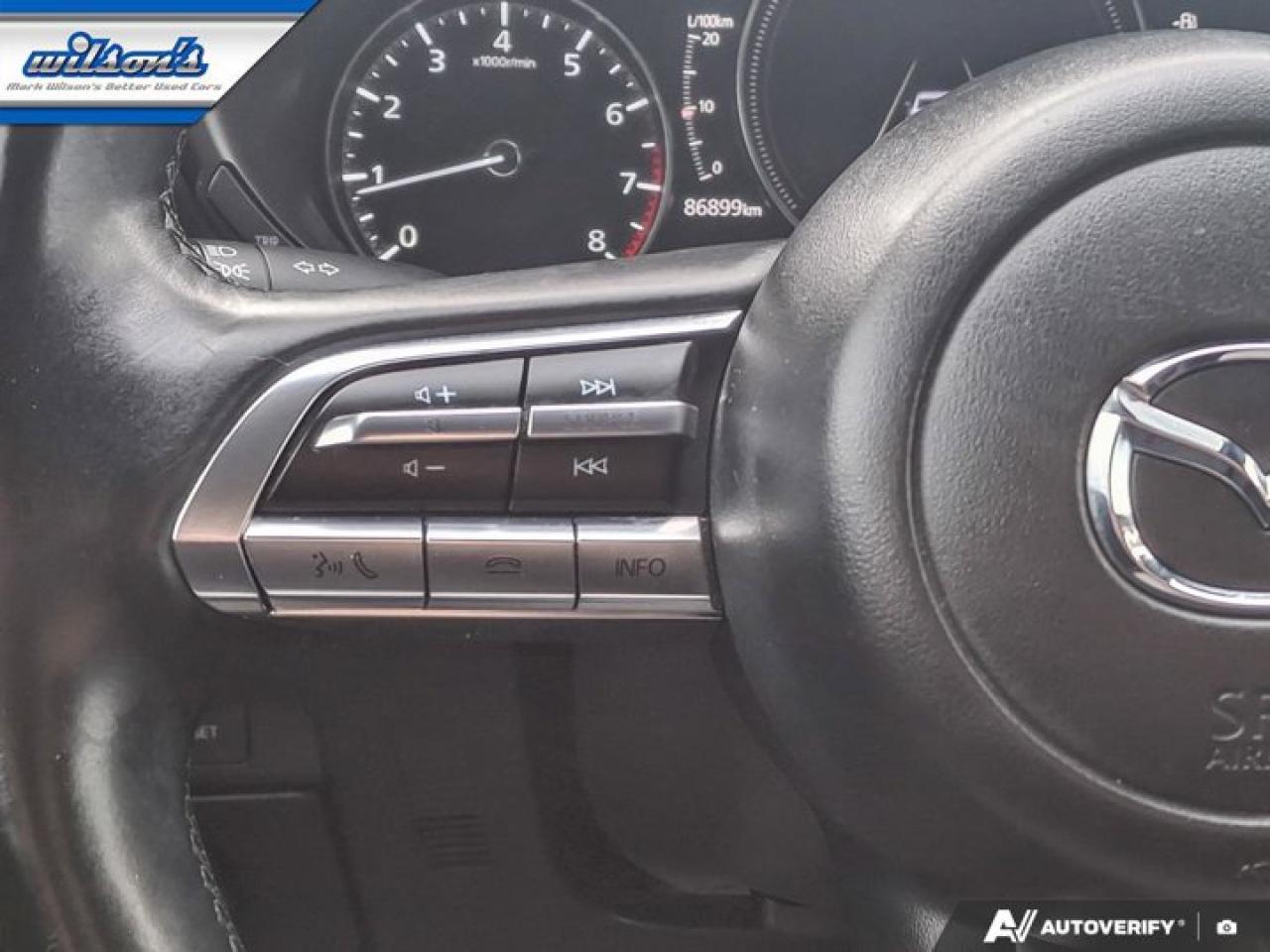 2019 Mazda MAZDA3 GS | Leather | Sunroof | Adaptive Cruise | Heated Wheel + Seats | CarPlay + Android | and More ! Photo