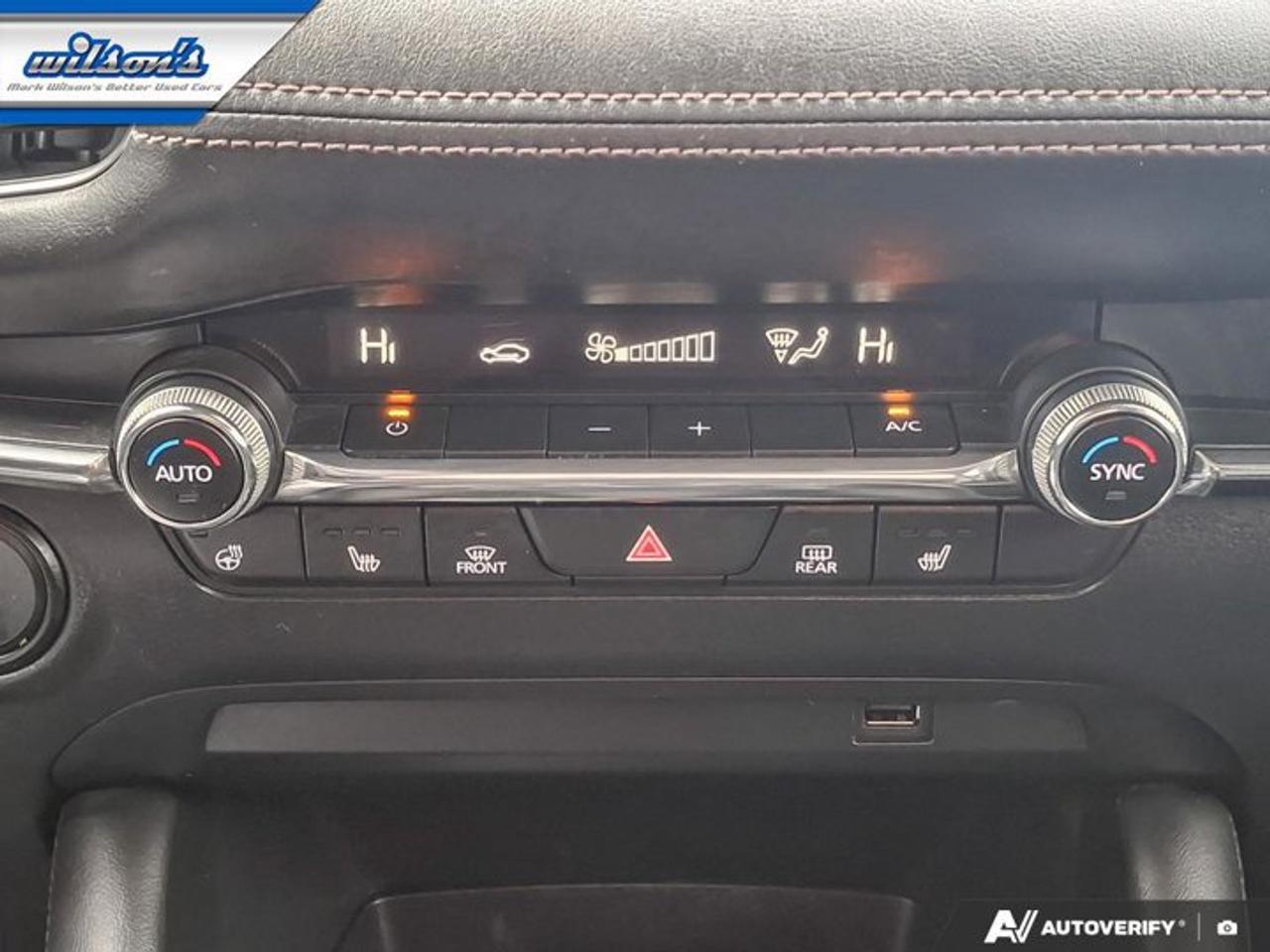 2019 Mazda MAZDA3 GS | Leather | Sunroof | Adaptive Cruise | Heated Wheel + Seats | CarPlay + Android | and More ! Photo