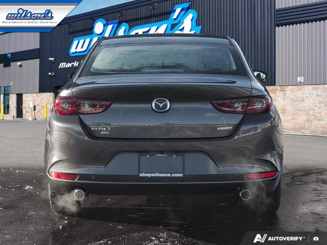 2022 Mazda MAZDA3 GS AWD | Leather | Sunroof | Heated Wheel + Seats | Adaptive Cruise | CarPlay + Android | and More ! Photo