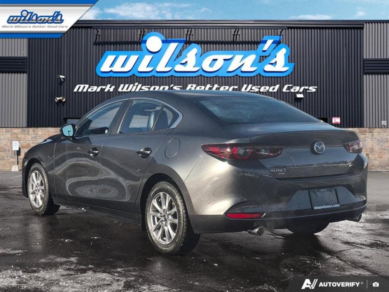2022 Mazda MAZDA3 GS AWD | Leather | Sunroof | Heated Wheel + Seats | Adaptive Cruise | CarPlay + Android | and More ! Photo