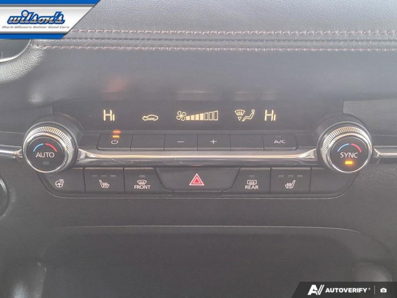 2022 Mazda MAZDA3 GS AWD | Leather | Sunroof | Heated Wheel + Seats | Adaptive Cruise | CarPlay + Android | and More ! Photo