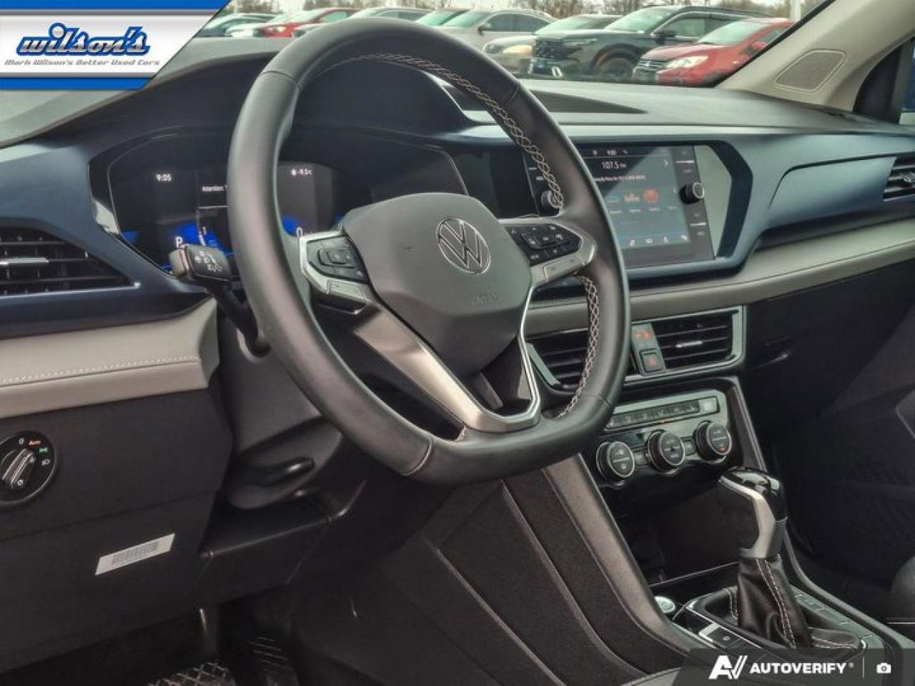 2024 Volkswagen Taos Comfortline | Panoramic Sunroof | Adaptive Cruise | Heated Wheel + Seats | CarPlay and More ! Photo