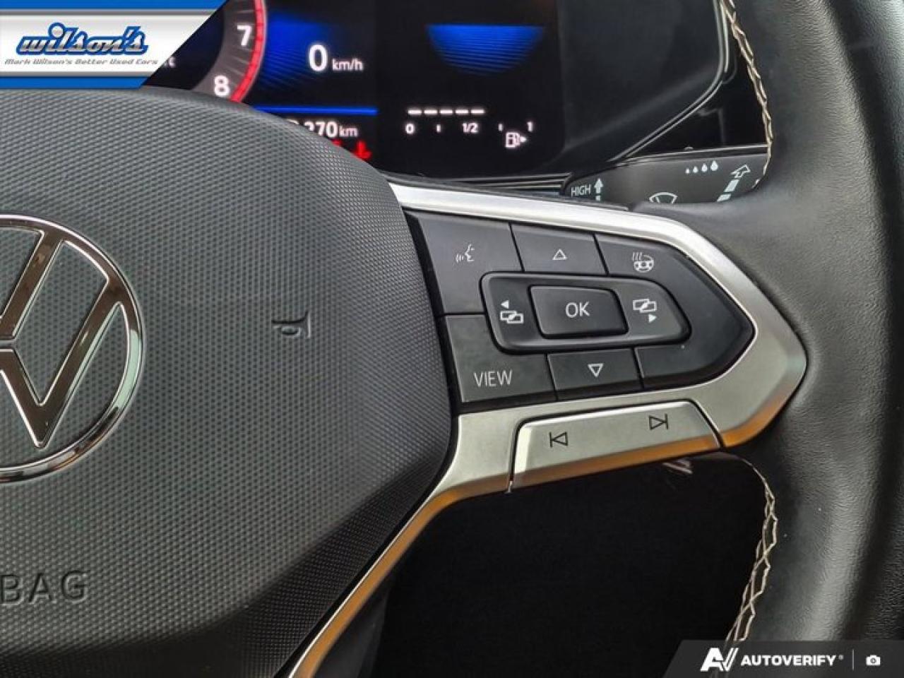 2024 Volkswagen Taos Comfortline | Panoramic Sunroof | Adaptive Cruise | Heated Wheel + Seats | CarPlay and More ! Photo