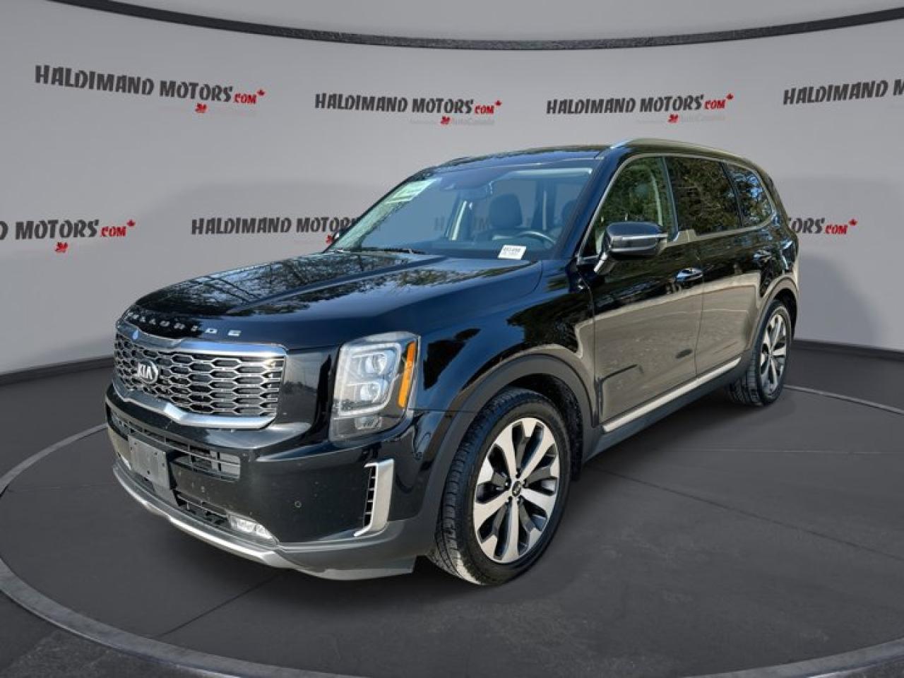 This Kia Telluride has a strong Gas V-6 3.8 L engine powering this Automatic transmission. Sunroof, Power Passenger Seat, Power Drivers Seat, Leather Seats, Lane Departure.*This Kia Telluride Features the Following Options *Heated Steering Wheel, Heated Seats - Front, Blind Spot Monitoring, Apple Carplay, Android Auto, Adaptive Cruise, AC Seats - Front, 360(0) camera, Vehicle Stability Management (VSM) Electronic Stability Control (ESC), Transmission: 8-Speed Automatic, Tires: 245/50R20, Surround View Monitor Back-Up Camera, Smart Cruise Control with Stop & Go (SCC w/S&G), Rear Cross-Traffic Collision Avoidance-Assist (RCCA).*Visit Us Today*Stop by Haldimand Motors Ltd. located at 42 Talbot St E, Cayuga, ON N0A 1E0 for a quick visit and a great vehicle!