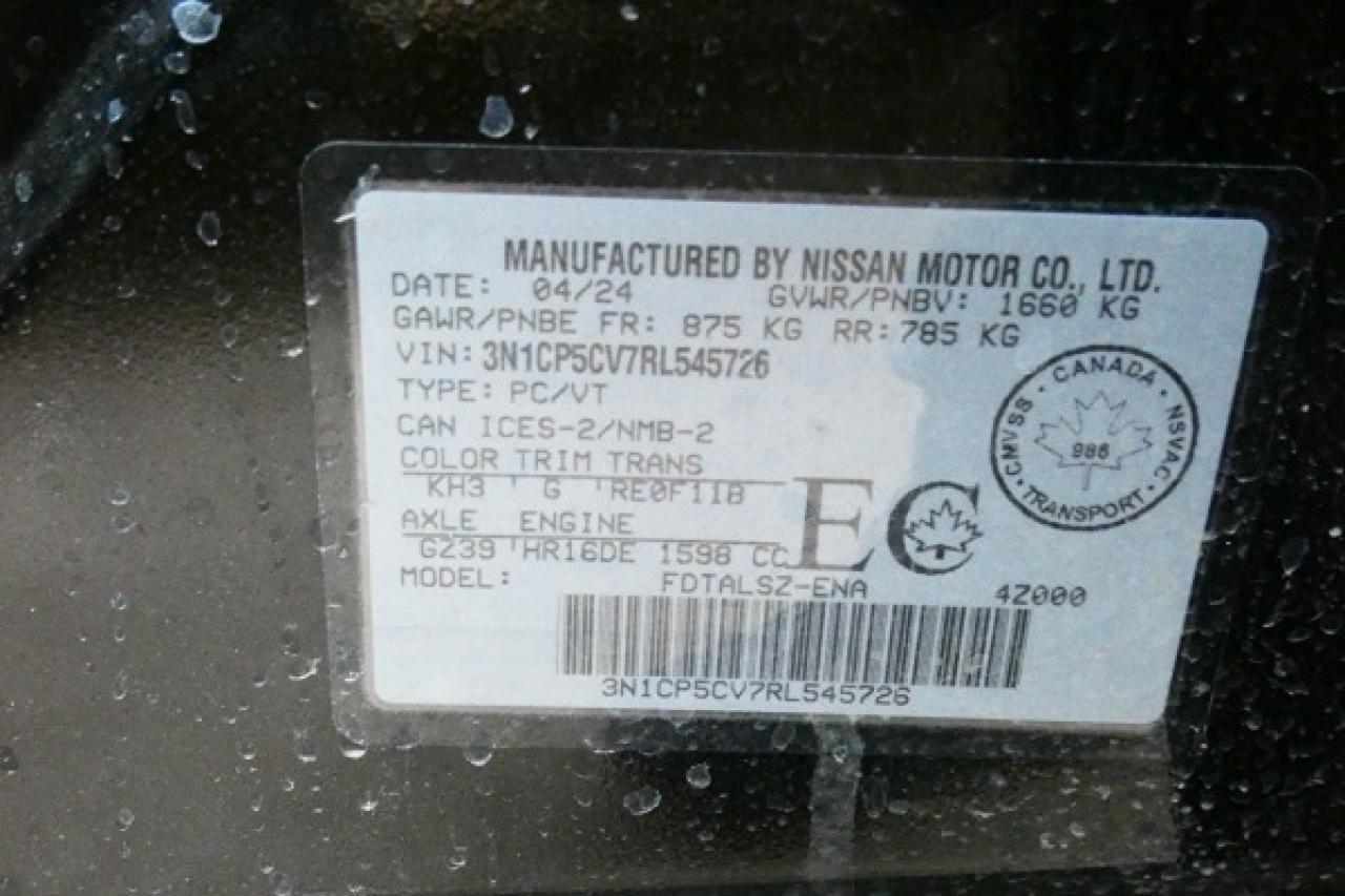 2024 Nissan Kicks SV FWD w/Htd cloth, BUC - Photo #20