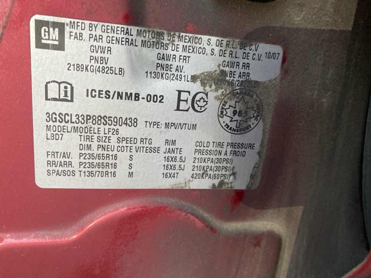 2008 Saturn Vue XE Photo