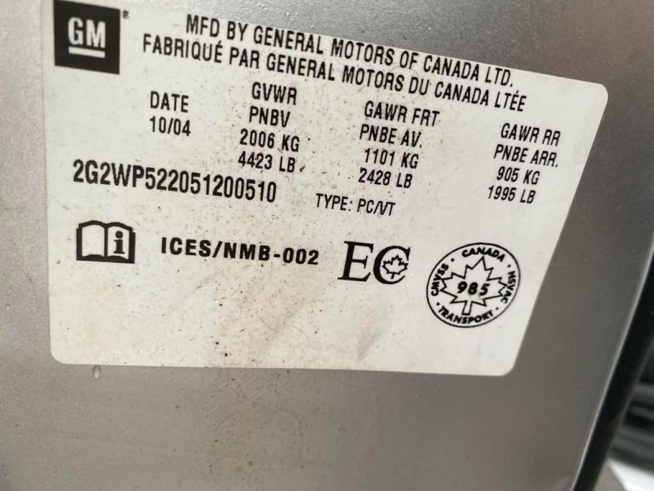 2005 Pontiac Grand Prix  - Photo #13