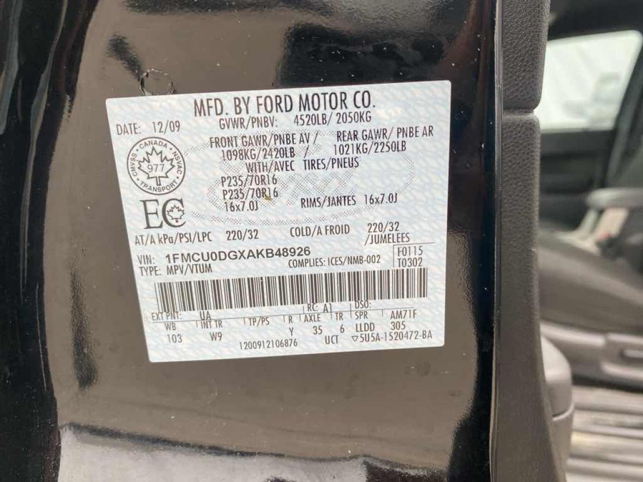 2010 Ford Escape XLT Photo