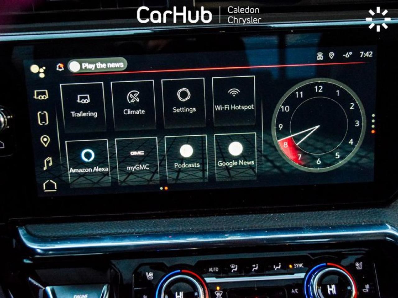 2023 GMC Sierra 1500 Denali 4WD Crew Cab 147" 5.3L Leather Multi Pro TailGate Sunroof Photo