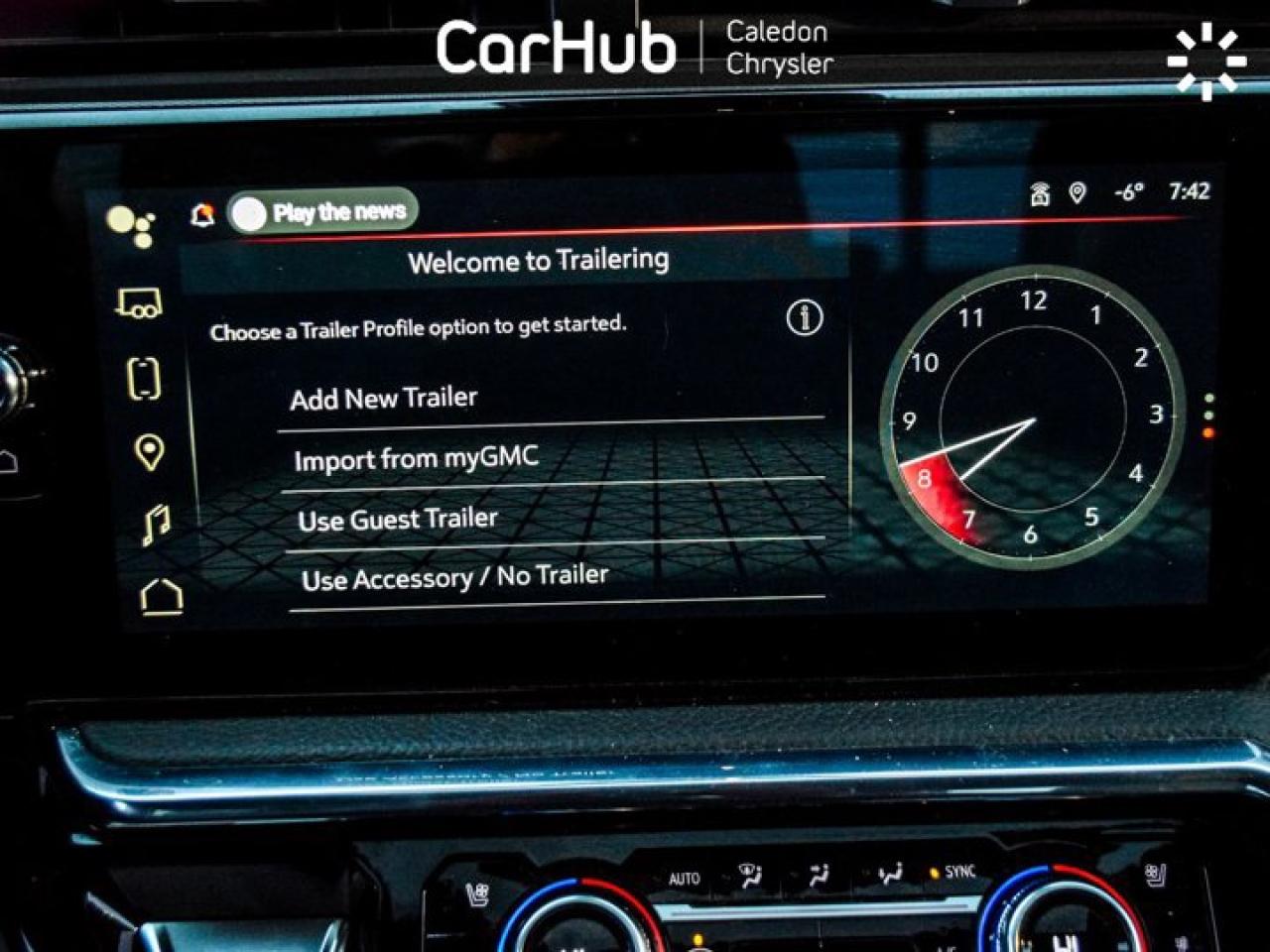 2023 GMC Sierra 1500 Denali 4WD Crew Cab 147" 5.3L Leather Multi Pro TailGate Sunroof Photo