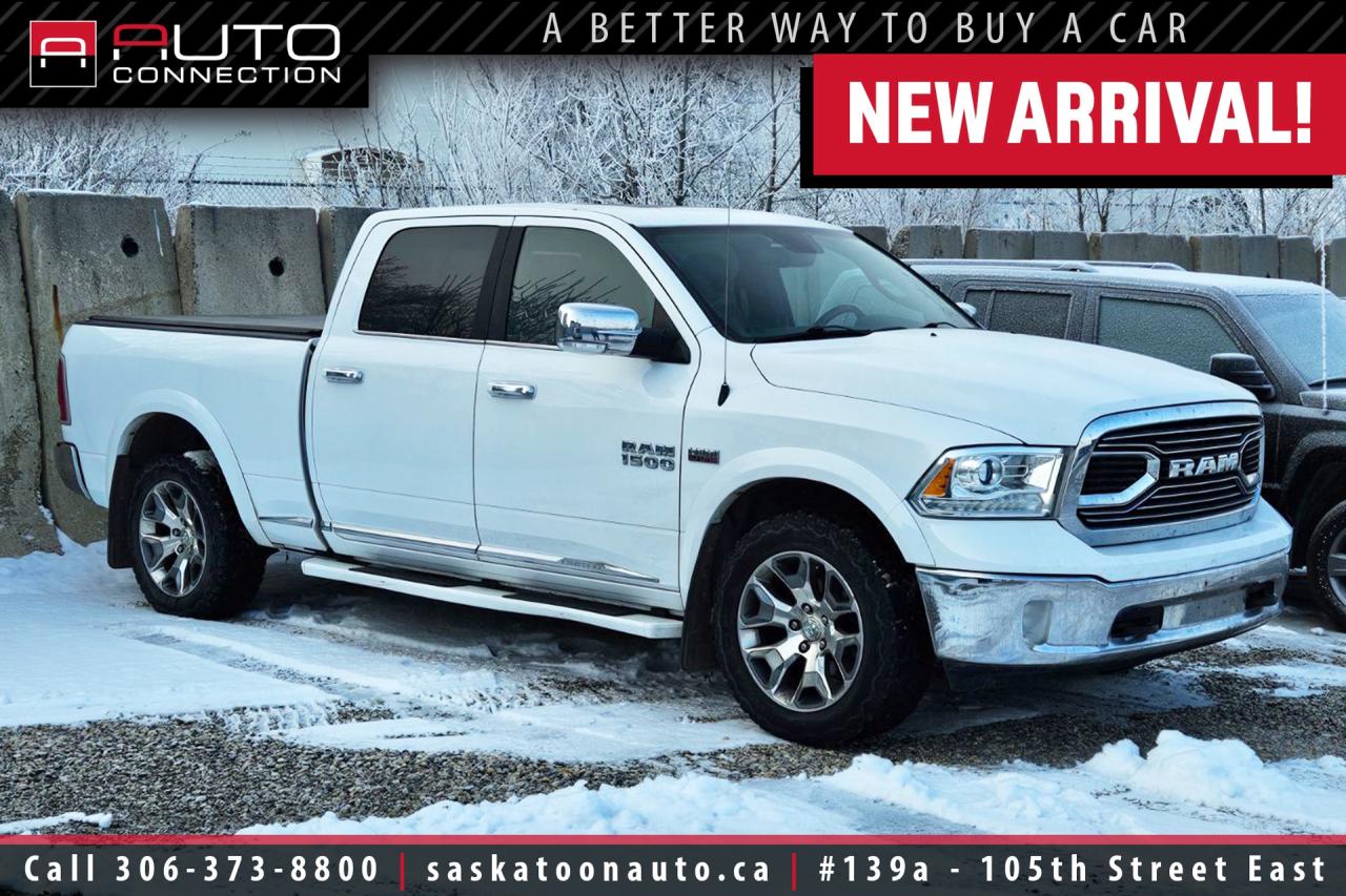 Used 2017 RAM 1500 Laramie Limited - 4x4 - ACCIDENT FREE - SK TRUCK - HEATED WHEEL for sale in Saskatoon, SK