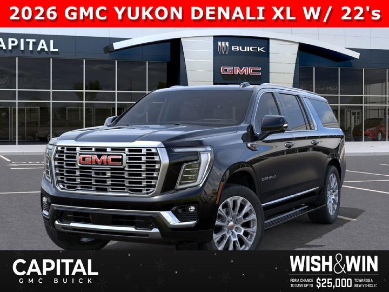 New 2026 GMC Yukon XL Denali 4WD for sale in Edmonton, AB