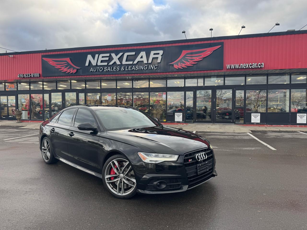 2017 Audi S6 4.0L V8 AWD LEATHER P/SUNROOF NAV B/SPOT CAMERA