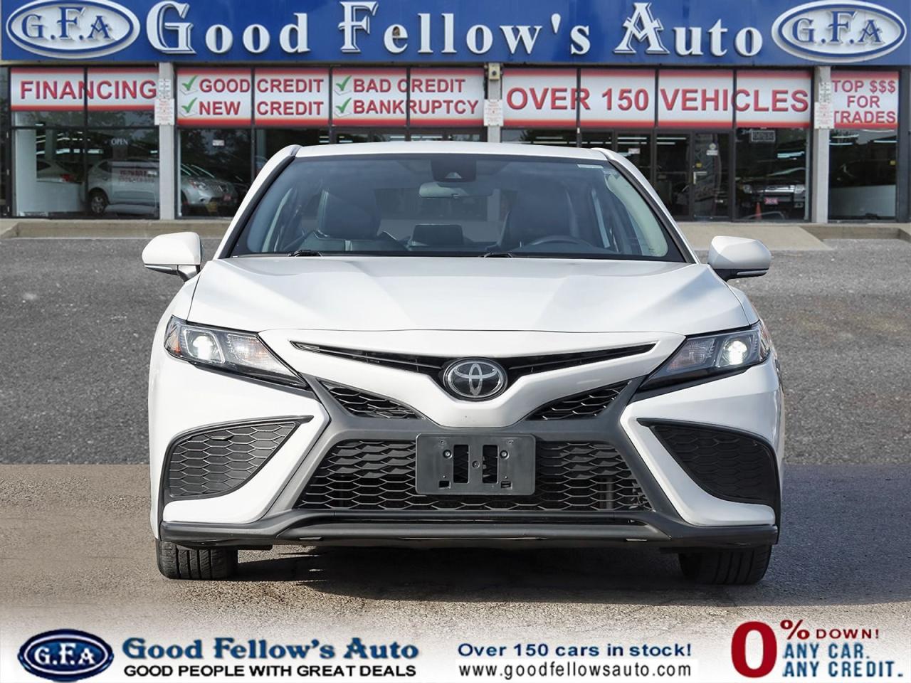 2022 Toyota Camry SE MODEL, REARVIEW CAMERA, LEATHER & CLOTH, HEATED - Photo #2