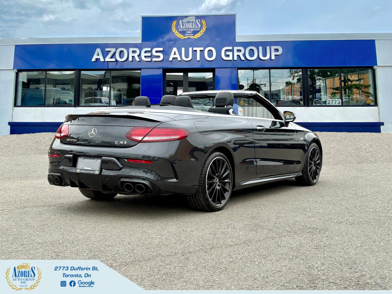 2022 Mercedes-Benz C-Class C43 AMG Cabriolet 4Matic AWD Fully Loaded Warranty Photo3
