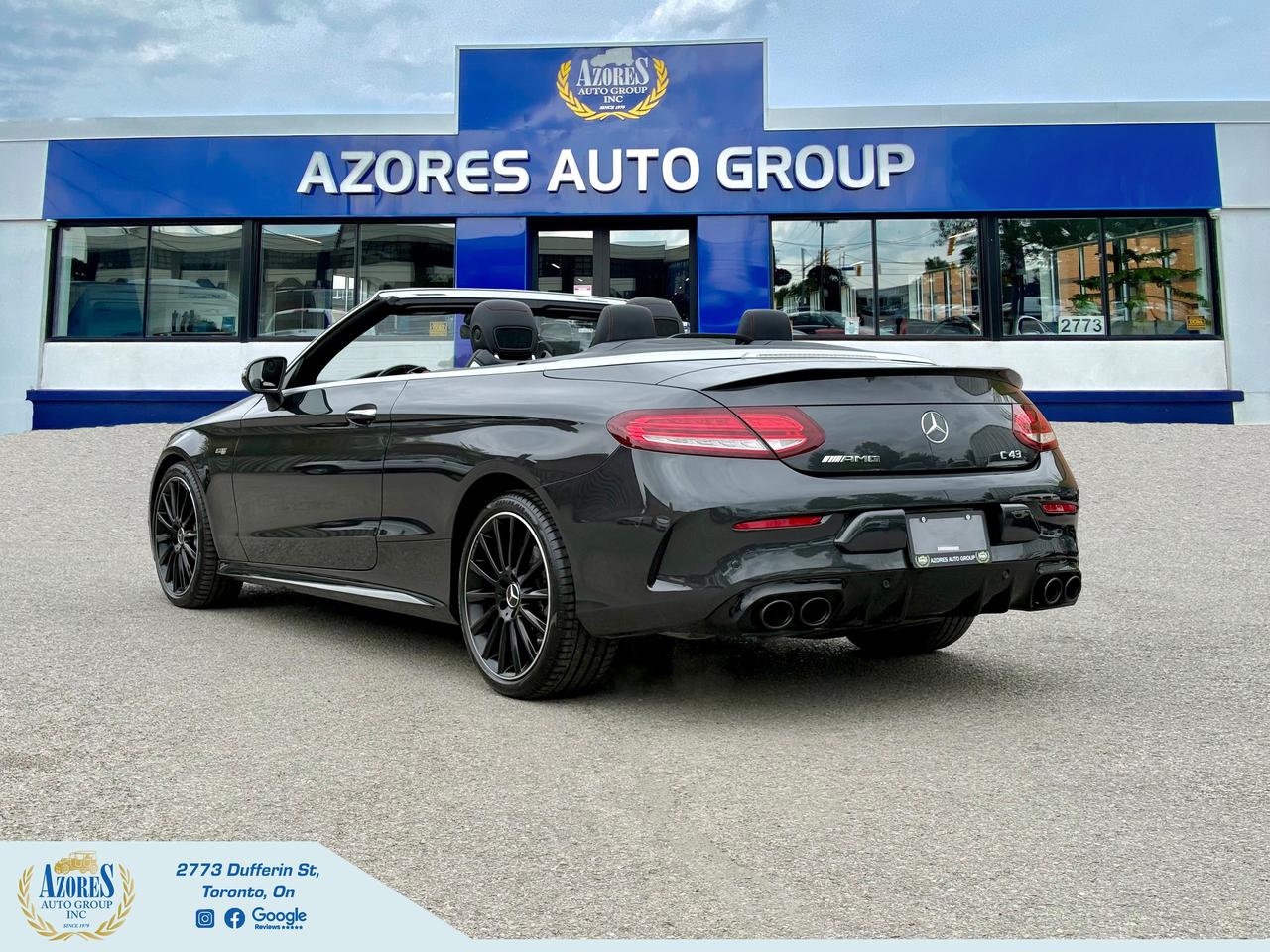 2022 Mercedes-Benz C-Class C43 AMG Cabriolet 4Matic AWD Fully Loaded Warranty Photo2