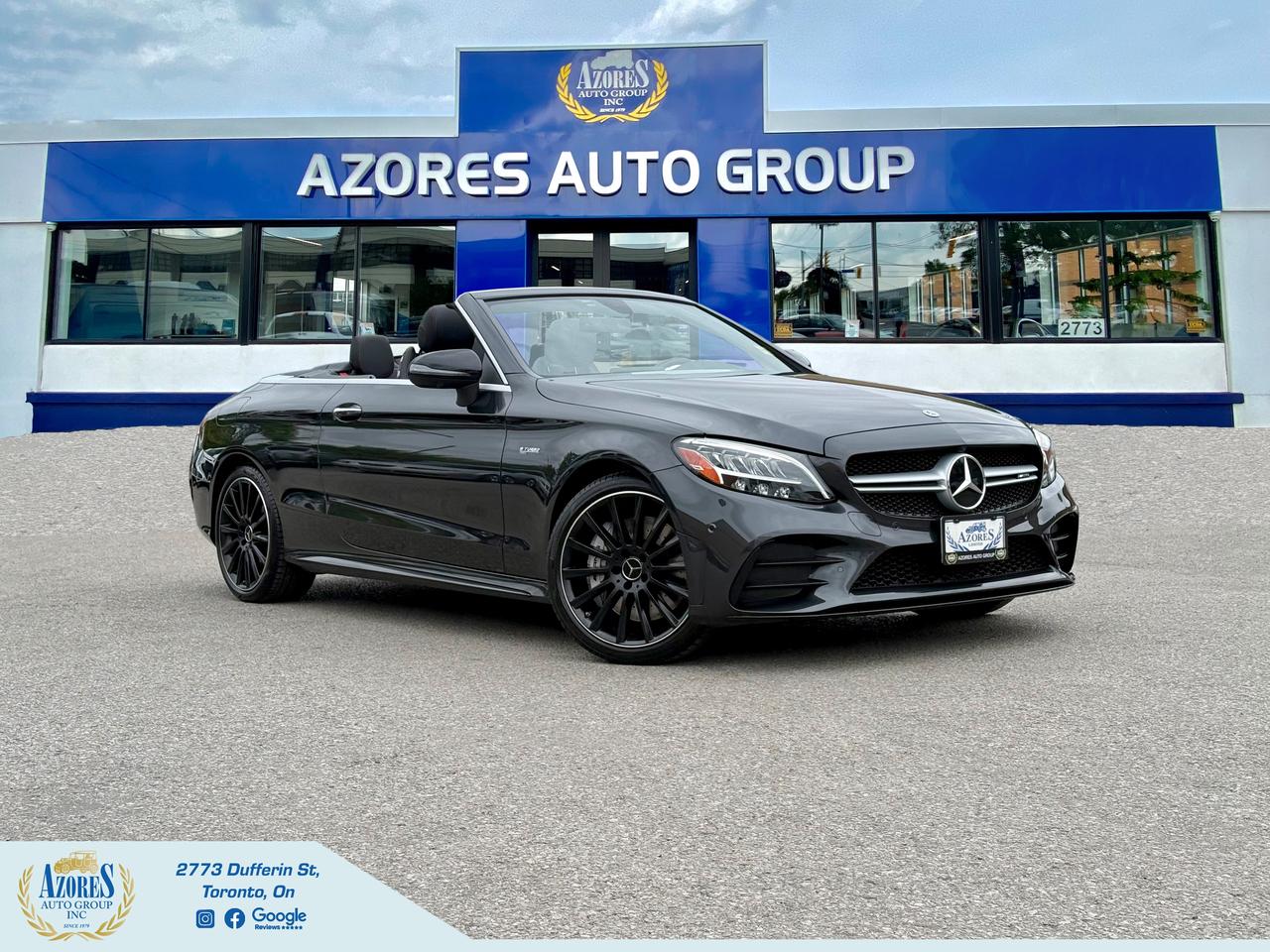2022 Mercedes-Benz C-Class C43 AMG Cabriolet 4Matic AWD Fully Loaded Warranty Photo0