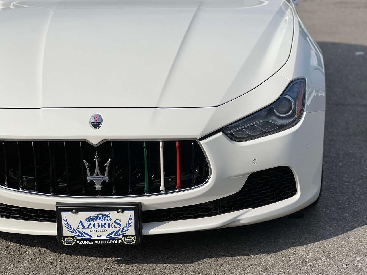 2015 Maserati Ghibli SQ4 Nav B.Cam Sunroof Certified All Wheel Drive Photo4