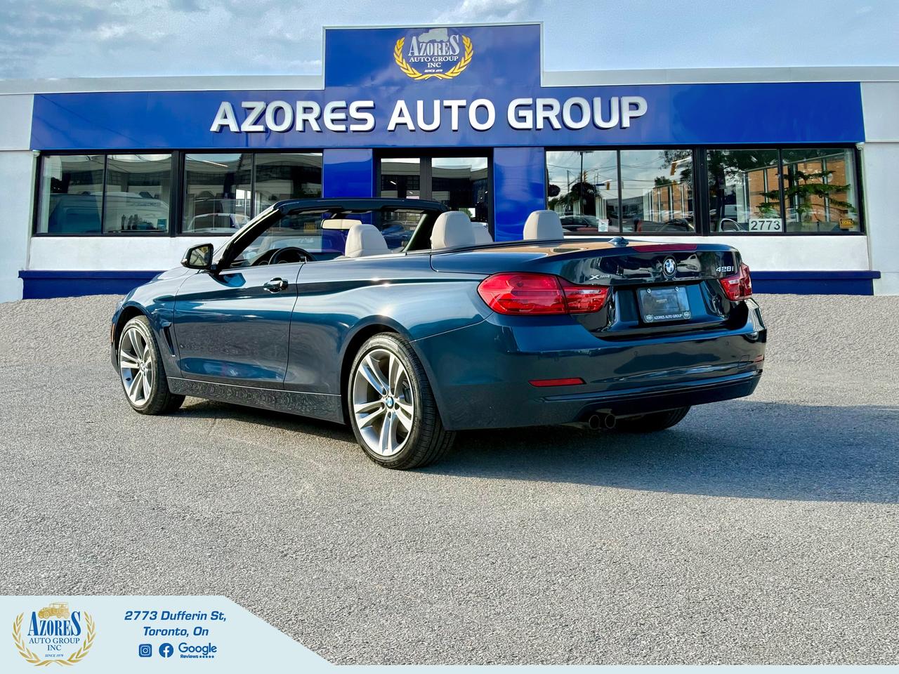 2016 BMW 4 Series 428i xDrive AWD Cabriolet Loaded Certified LowKM Photo2