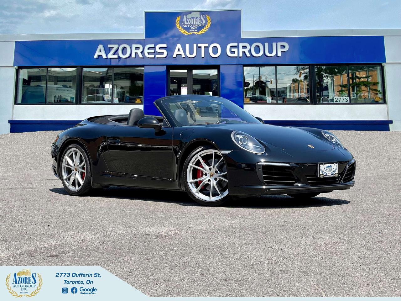 2017 Porsche 911 S Cabriolet Clean Carfax Loaded Nav Parking Sensor Photo0