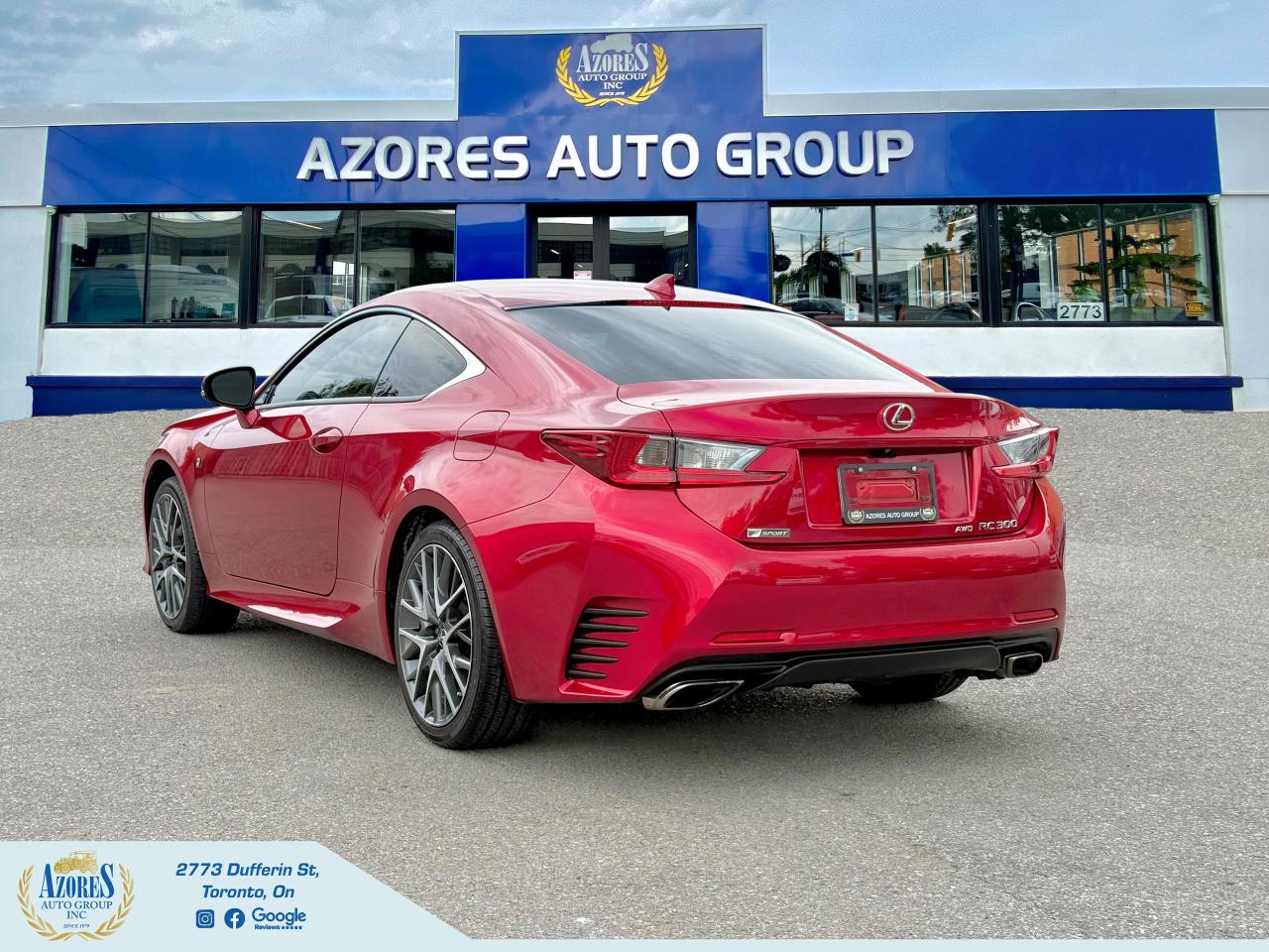 2016 Lexus RC 300 F Sport Extremely Rare Only64,543km! Certified Photo