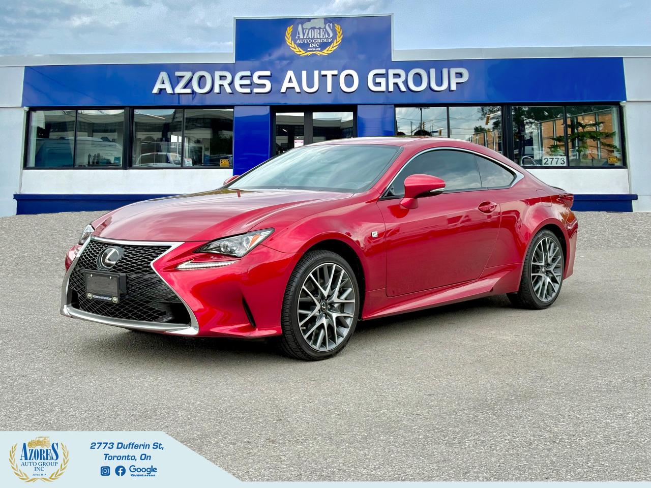 2016 Lexus RC 300 F Sport Extremely Rare Only64,543km! Certified Photo