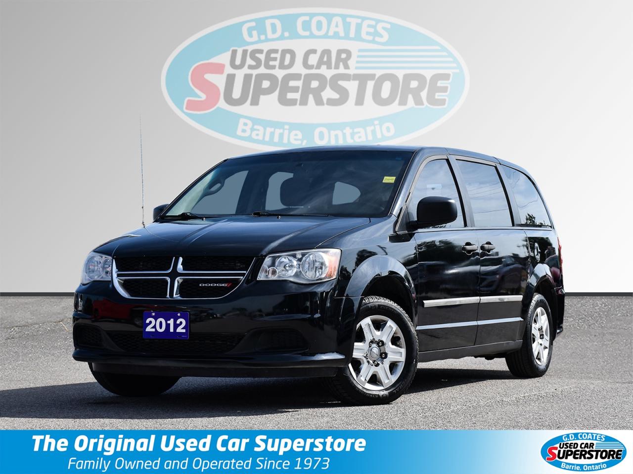 Used 2012 Dodge Grand Caravan SE ~Dual Zone Air ~Rear Stow 'N Go for sale in Barrie, ON