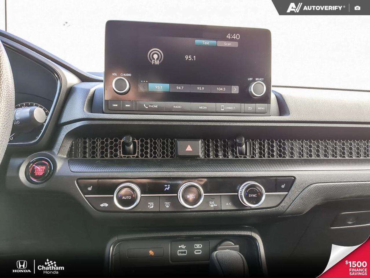 2024 Honda CR-V LX FWD One Owner 7year/160,000km Warranty 7 Day/10 Photo