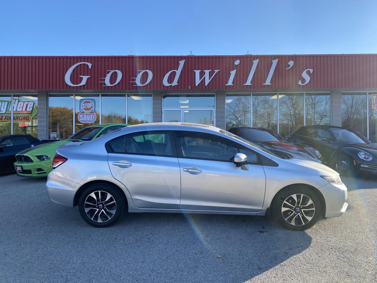 2015 Honda Civic Sedan EX, HEATED SEATS, BACK UP CAMERA, SUNROOF! Photo0