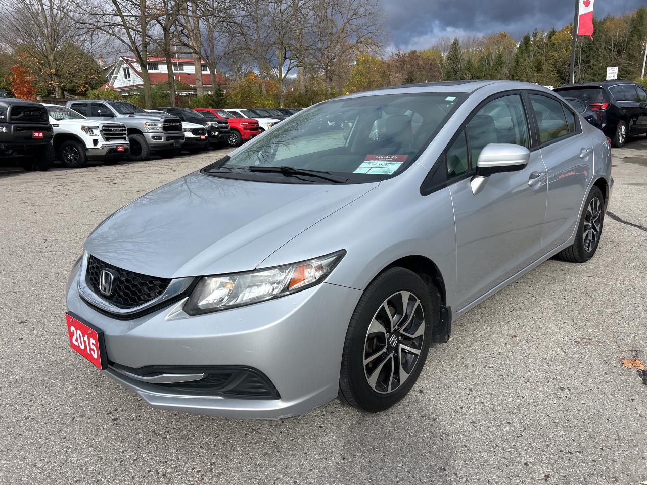 2015 Honda Civic Sedan EX, HEATED SEATS, BACK UP CAMERA, SUNROOF! Photo