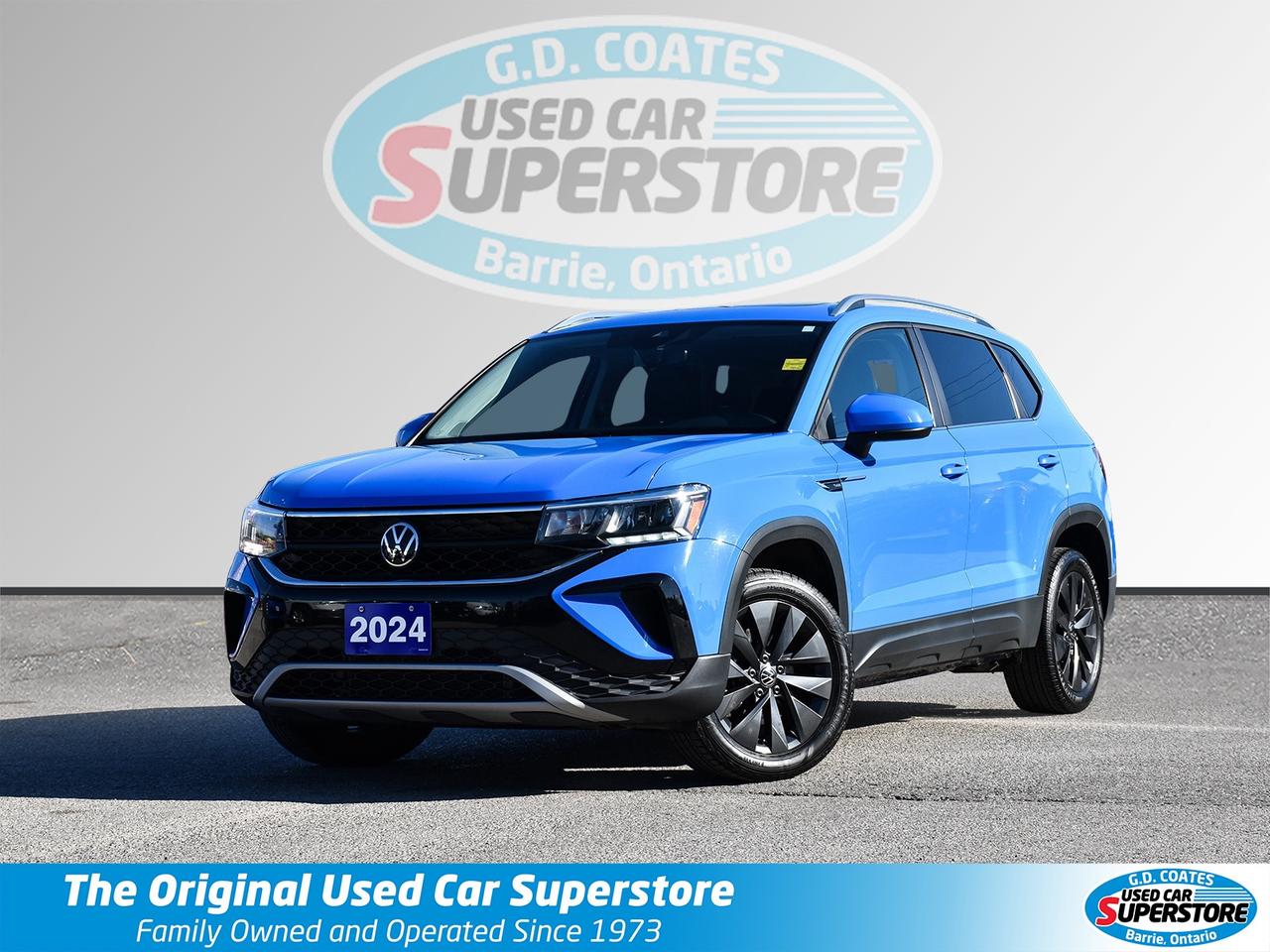 2024 Volkswagen Taos Comfortline ~Leather ~Moonroof ~Bluetooth ~Camera Photo0