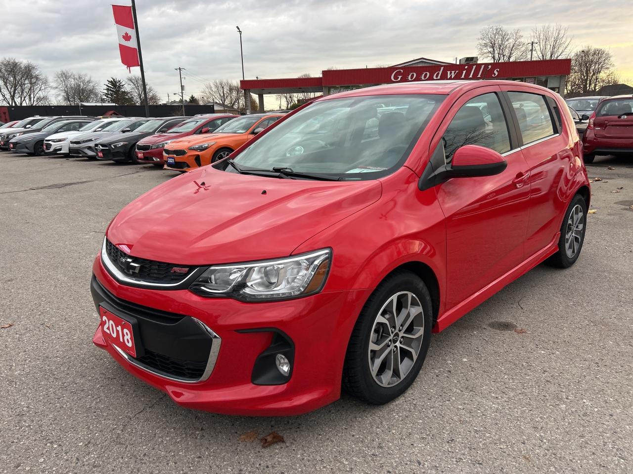 2018 Chevrolet Sonic LT, SUNROOF, REMOTE START, CLEAN CARFAX! Photo