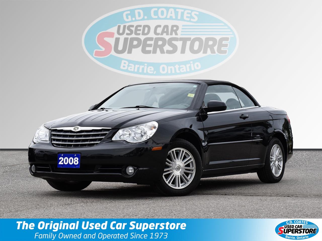 Used 2008 Chrysler Sebring Touring Convertible ~Power Seat ~Alloy Wheels ~A/C for sale in Barrie, ON