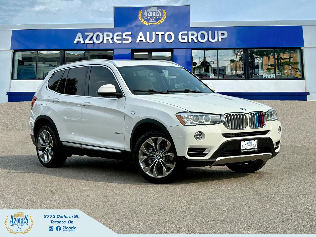 2016 BMW X3 AWD xDrive28d Diesel Loaded Nav B.Cam Sunroof Photo0