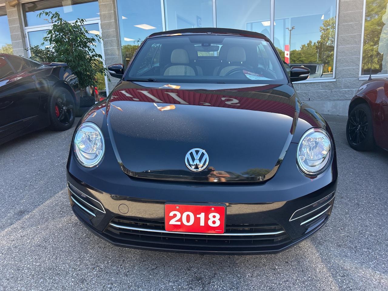 2018 Volkswagen Beetle Convertible TRENDLINE, AUTO, BACK UP CAM, BLINDSPOT MONITORS! Photo2