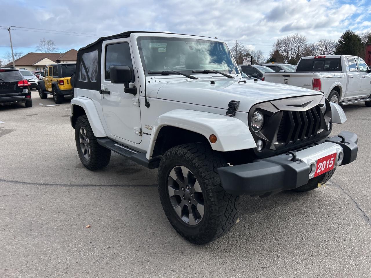 2015 Jeep Wrangler SAHARA, AUTOMATIC, SOFT TOP, REMOTE START, NAV! Photo3