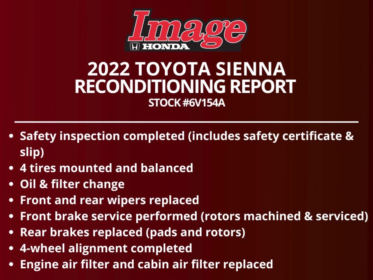 2022 Toyota Sienna LE 8-Passenger AWD   HYBRID   1 OWNR   SNOW TIRES Photo