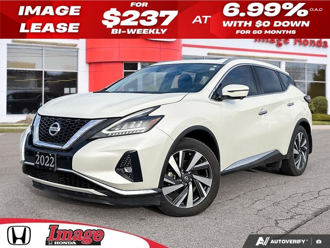 2022 Nissan Murano SL AWD   LEATHER   PANO ROOF   BOSE   APPLE CARPLY Photo0