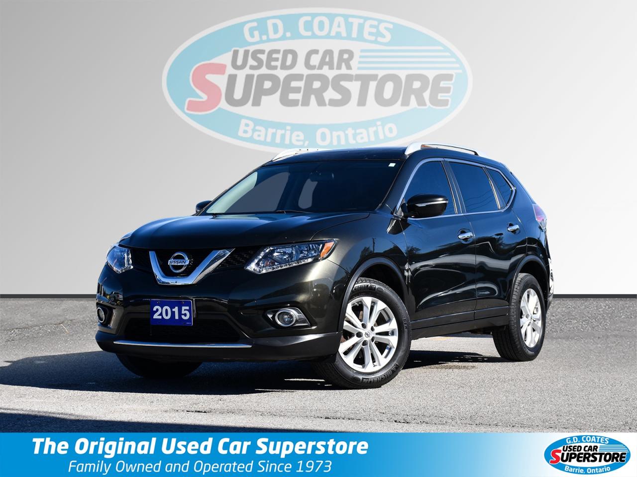 Used 2015 Nissan Rogue SV AWD ~Heated Seats ~Bluetooth ~Moonroof ~Camera for sale in Barrie, ON