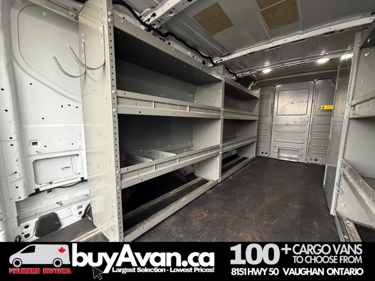 2019 Ford Transit Cargo Van T-250 148" LR + Racks Shelves Divider Photo
