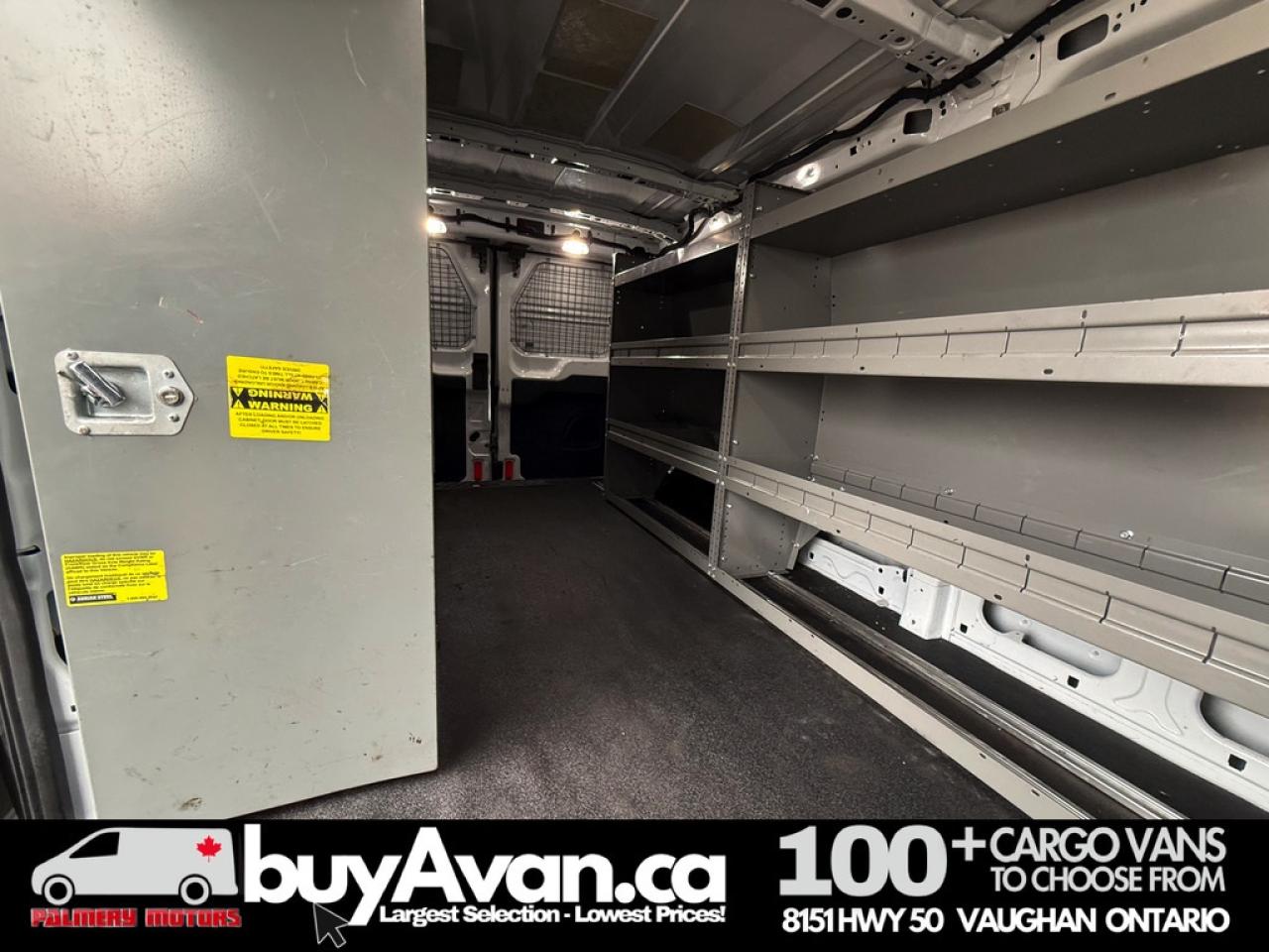 2019 Ford Transit Cargo Van T-250 148" LR + Racks Shelves Divider Photo