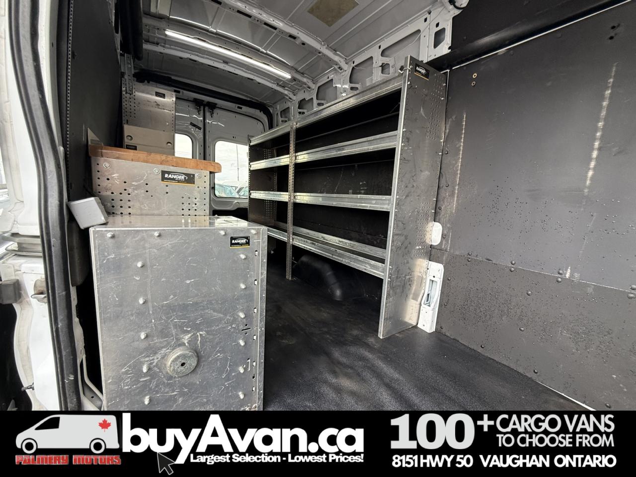 2022 Ford Transit Cargo Van T-350HD 148" EL AWD HR Shelves+Divider Photo