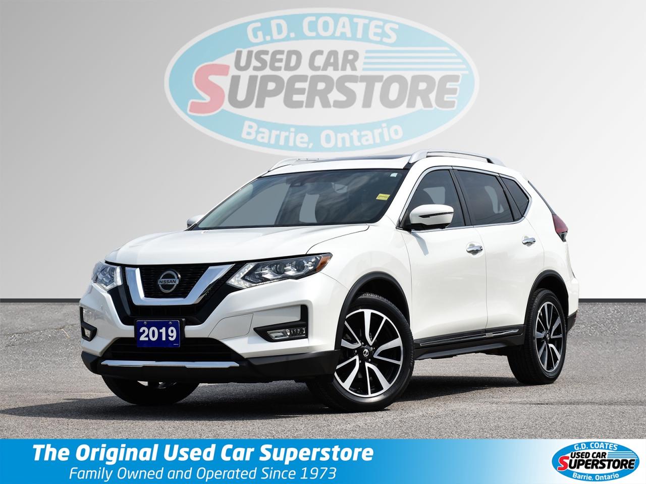 Used 2019 Nissan Rogue SL AWD ~Nav ~Camera ~Leather ~Moonroof ~Bluetooth for sale in Barrie, ON
