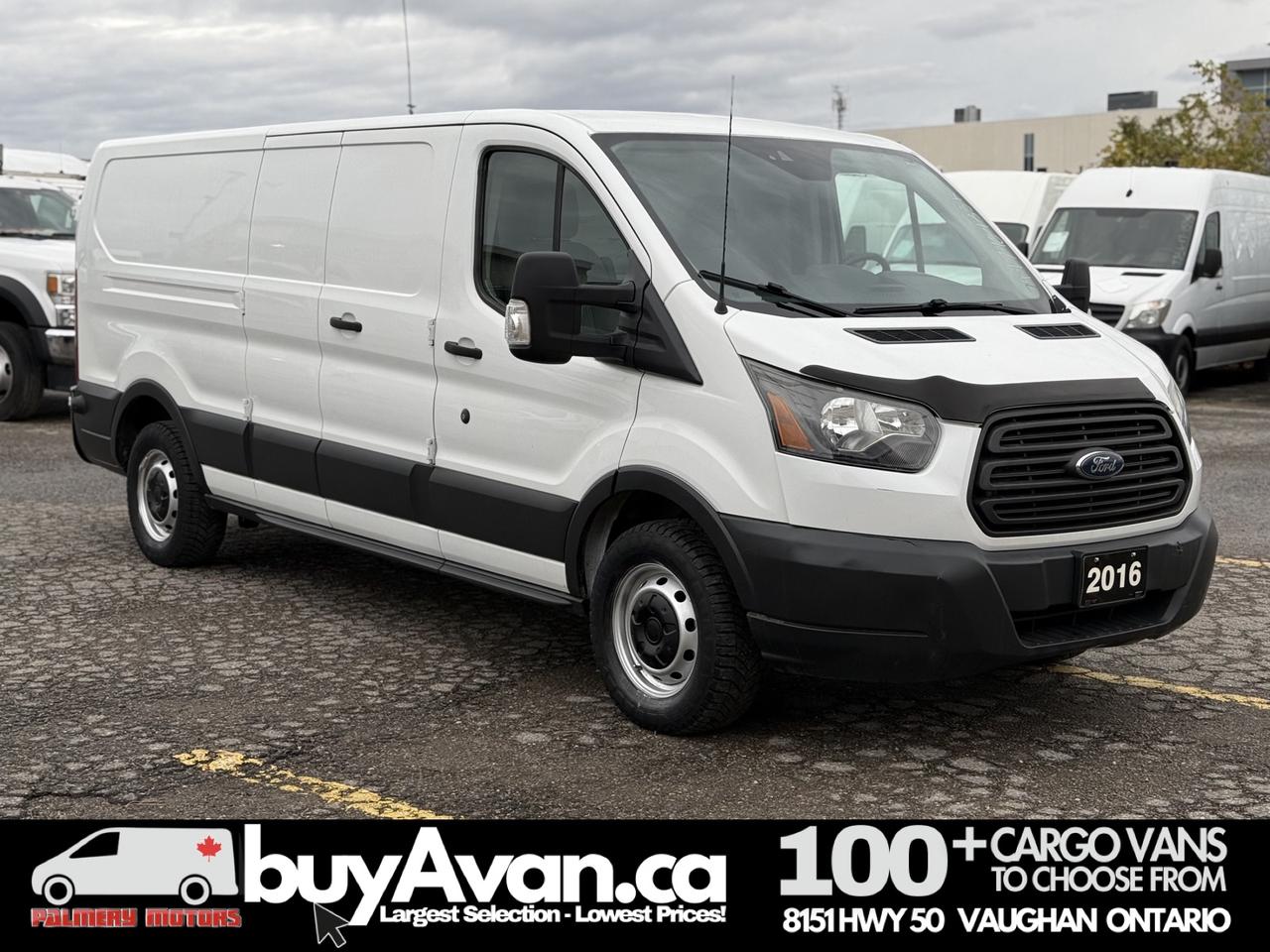 2016 Ford Transit Cargo Van 135k KM   CLEAN CARFAX   SHELVES + DIVIDER Photo
