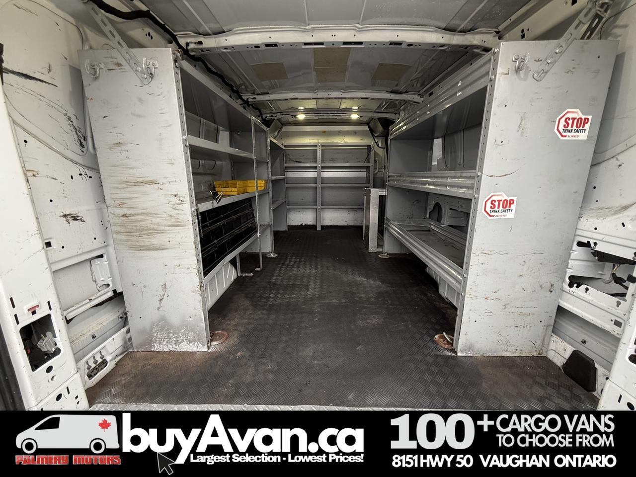 2016 Ford Transit Cargo Van 135k KM   CLEAN CARFAX   SHELVES + DIVIDER Photo