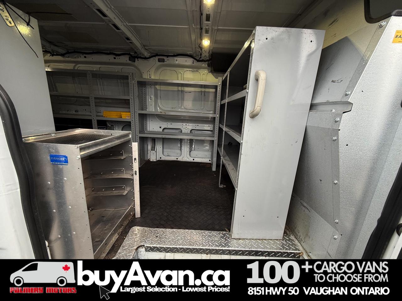 2016 Ford Transit Cargo Van 135k KM   CLEAN CARFAX   SHELVES + DIVIDER Photo