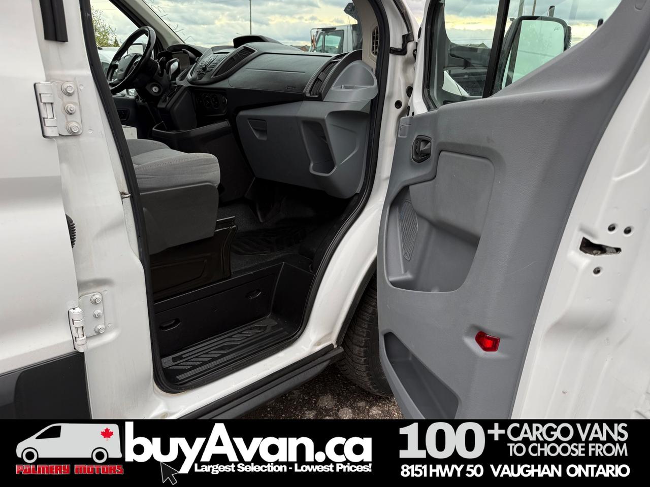 2016 Ford Transit Cargo Van 135k KM   CLEAN CARFAX   SHELVES + DIVIDER Photo