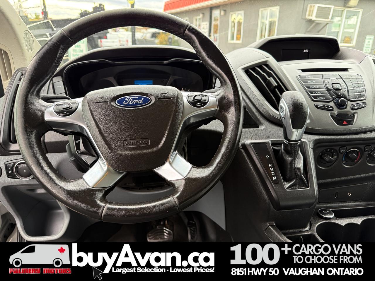 2016 Ford Transit Cargo Van 135k KM   CLEAN CARFAX   SHELVES + DIVIDER Photo