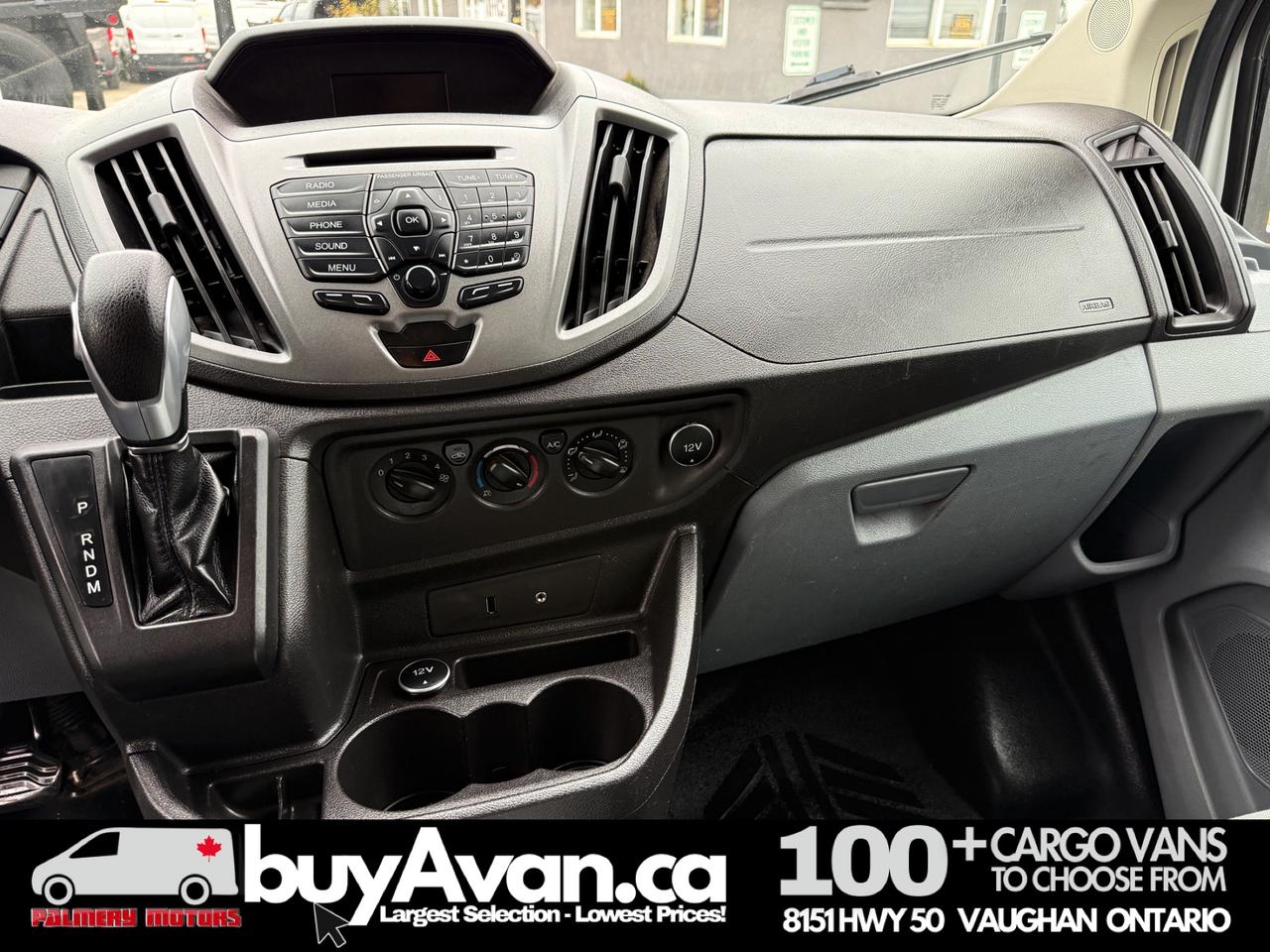 2016 Ford Transit Cargo Van 135k KM   CLEAN CARFAX   SHELVES + DIVIDER Photo