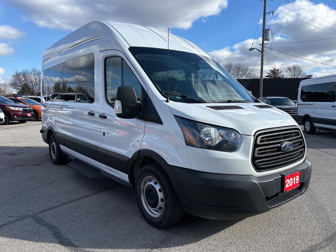 2019 Ford Transit Passenger Wagon XL, 15 PASSENGER, CLEAN CARFAX, BACKUP CAMERA! Photo